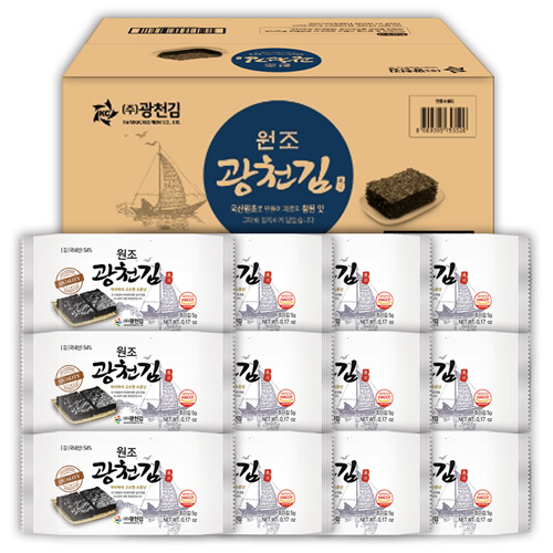 [원조광천김] 도시락김 5g 51봉