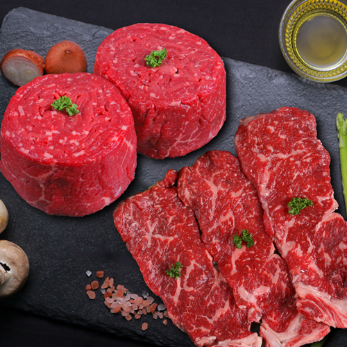 [1등급 횡성한우] 불고기300g+채끝200g (스킨포장)