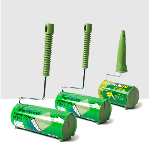 [국내생산] 돌돌이 테이프크리너 핸들 세트(핸들(大)x2+핸들(小)x1)