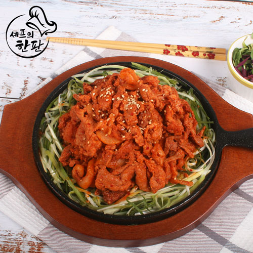 찬솔푸드 [셰프의한판]국내산매콤제육볶음 2kg(500g*4팩)