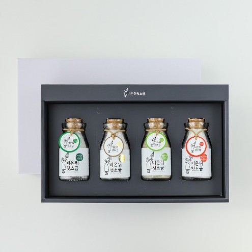 [비온뒤첫소금] 프리미엄 실속 2호 (토판염+천일염+구운소금+함초소금)