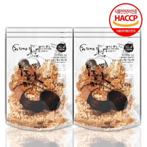 [전통 놋쇠판에 구운]즉석누룽지 40g*12